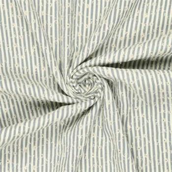 Crinkle Celine Flower embroidery, Light blue